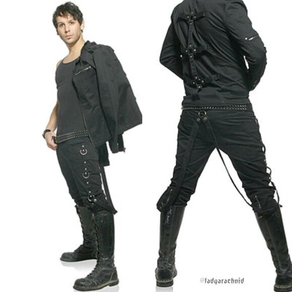 Lip Service Other - LIP SERVICE 2008 Institutionalized Bondage Stretch Twill men's skinny je…